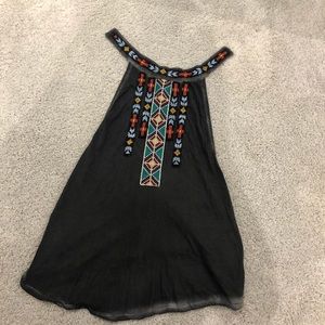 Halter top w open back